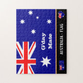 Australische Flagge & G'day Mate Puzzle / Australi (Vertikal)
