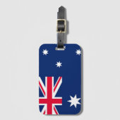 Australische Flagge Gepäckanhänger (Vorderseite Vertikal)