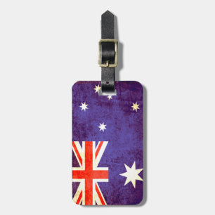 Australische Flagge - Gepäckmarke Gepäckanhänger