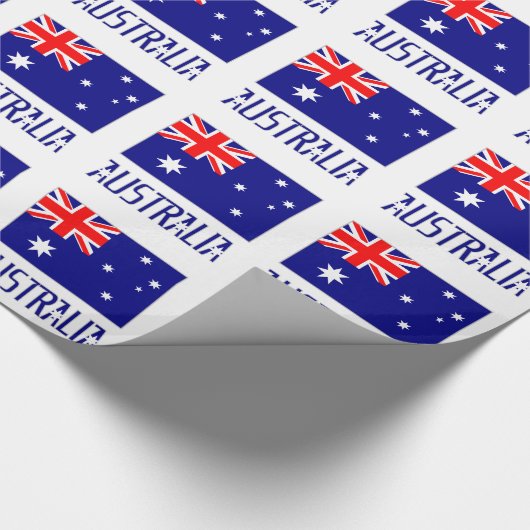 Australische Flagge Geschenkpapier (Ecke)