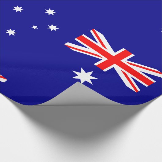 australische Flagge Geschenkpapier (Ecke)