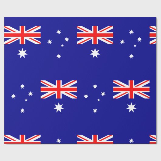 australische Flagge Geschenkpapier (Flach)