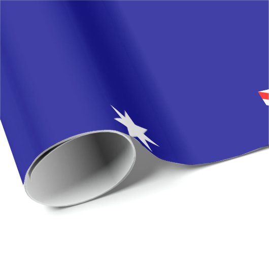 australische Flagge Geschenkpapier (Rolleneckpunkt)