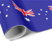 Australische Flagge Geschenkpapier (Rolleneckpunkt)