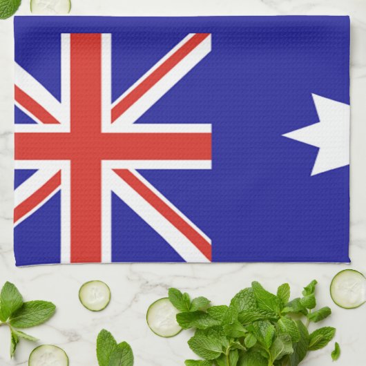 australische Flagge Geschirrtuch (Gefaltet)