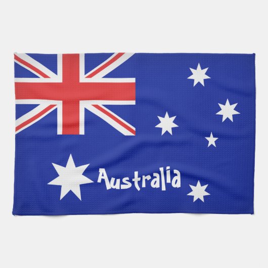 australische Flagge Geschirrtuch (Horizontal)