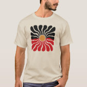 australische Flagge, Gestaltung der Sunset-Blume, T-Shirt (Vorderseite)
