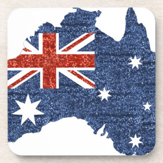 australische Flagge Getränkeuntersetzer