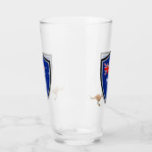 australische Flagge Glas (Links)