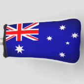 Australische Flagge Golf Head Cover Golf Headcover (Vorderseite)