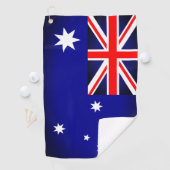 Australische Flagge Golf Towel Golfhandtuch (Insitu)