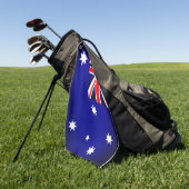 Australische Flagge Golf Towel Golfhandtuch (Gras)