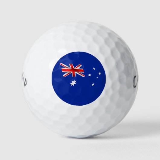 australische Flagge Golfball (Vorderseite)