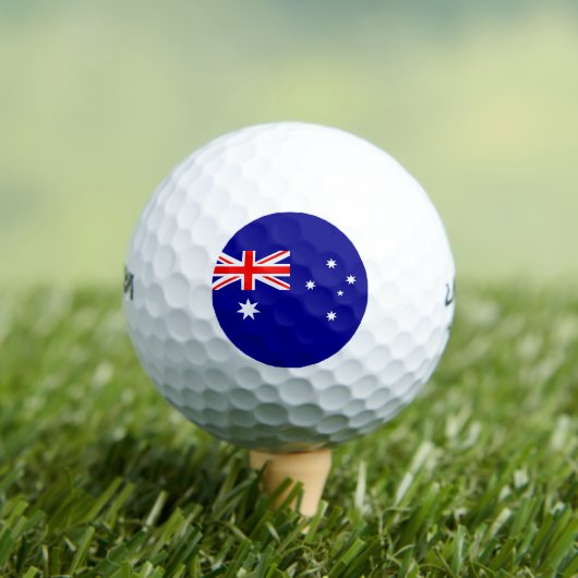 australische Flagge Golfball (Insitu T-Shirt)