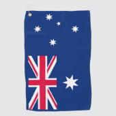 Australische Flagge Golfhandtuch (Vorderseite)