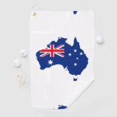 Australische Flagge Golfhandtuch (Insitu)