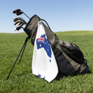 Australische Flagge Golfhandtuch