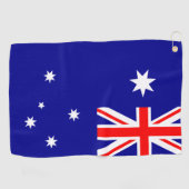 australische Flagge Golfhandtuch (Horizontal)