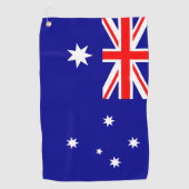 australische Flagge Golfhandtuch (Vorderseite)