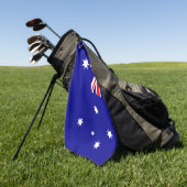 australische Flagge Golfhandtuch (Gras)
