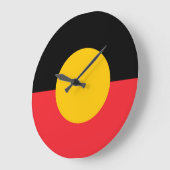 australische Flagge Große Wanduhr (Winkel)