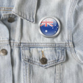 Australische Flagge in der Kugel Button (Beispiel)