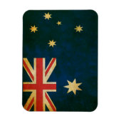 Australische Flagge in Grunge Magnet (Vertikal)