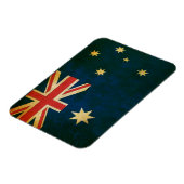 Australische Flagge in Grunge Magnet (Linke Seite)