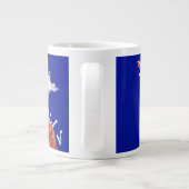 australische Flagge Jumbo-Tasse (Rückseite)