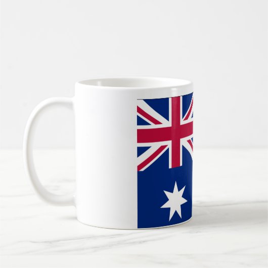 australische Flagge Kaffeetasse (Links)