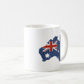 australische Flagge Kaffeetasse (VorderseiteRechts)