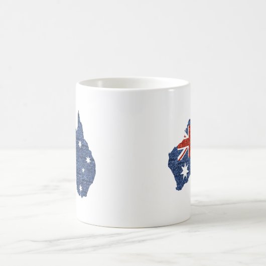 australische Flagge Kaffeetasse (Mittel)