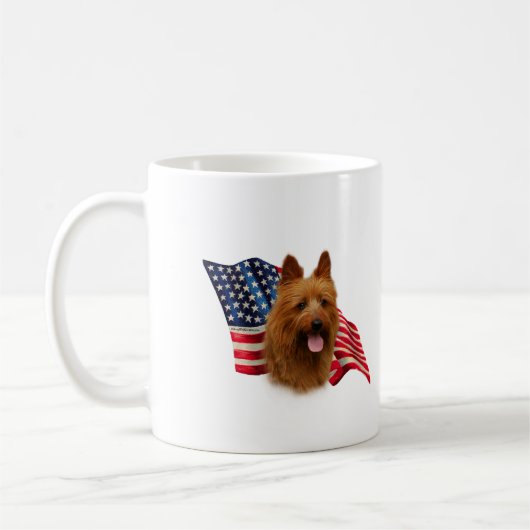 Australische Flagge Kaffeetasse (Links)