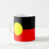 Australische Flagge Kaffeetasse (Vorderseite Links)