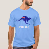 Australische Flagge Kangaroo T-Shirt (Vorderseite)