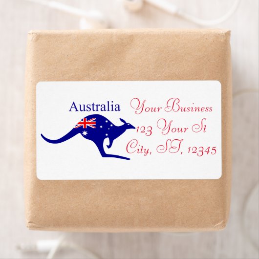 Australische Flagge Kangaroo Thunder_Cove (Insitu)