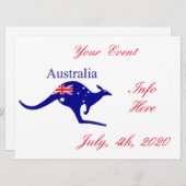 Australische Flagge Kangaroo Thunder_Cove (Vorne/Hinten)