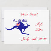 Australische Flagge Kangaroo Thunder_Cove (Vorderseite)