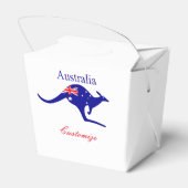 Australische Flagge Kangaroo Thunder_Cove Geschenkschachtel (Rückseite)