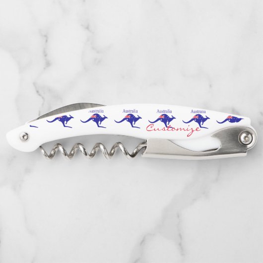 Australische Flagge Kangaroo Thunder_Cove Kellnermesser (Rückseite)
