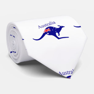 Australische Flagge Kangaroo Thunder_Cove Krawatte