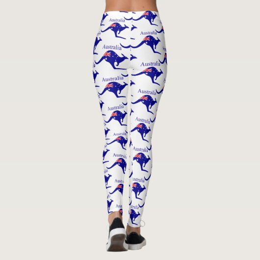Australische Flagge Kangaroo Thunder_Cove Leggings (Rückseite)