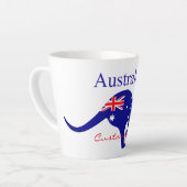Australische Flagge Kangaroo Thunder_Cove Milchtasse (Linke Ecke)
