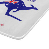 Australische Flagge Kangaroo Thunder_Cove Schneidebrett (Ecke)