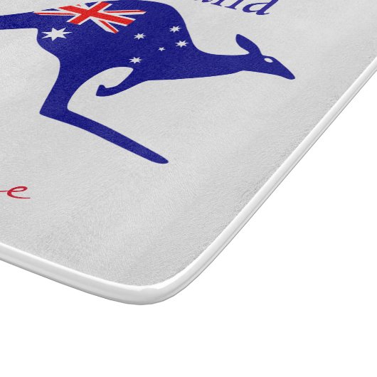 Australische Flagge Kangaroo Thunder_Cove Schneidebrett (Ecke)
