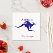 Australische Flagge Kangaroo Thunder_Cove Serviette (Beispiel)