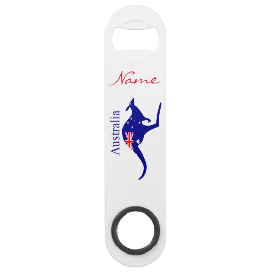 Australische Flagge Kangaroo Thunder_Cove Speed Flaschenöffner (Vorderseite)