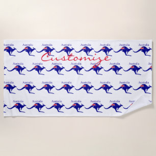 Australische Flagge Kangaroo Thunder_Cove Strandtuch
