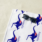 Australische Flagge Kangaroo Thunder_Cove Strandtuch (Beispiel)
