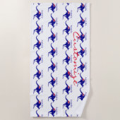 Australische Flagge Kangaroo Thunder_Cove Strandtuch (Vorderseite)